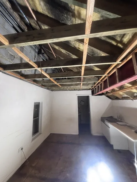 Controlled artex plasterboard strip-out in Walworth